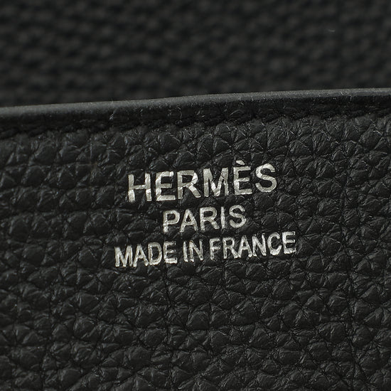 Hermes Noir Retourne Birkin 35 Bag