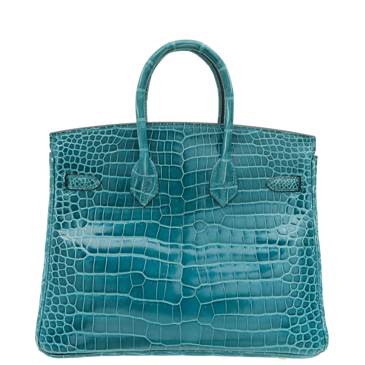 Hermes Colvert Shiny Porosus Crocodile Birkin 25 Bag