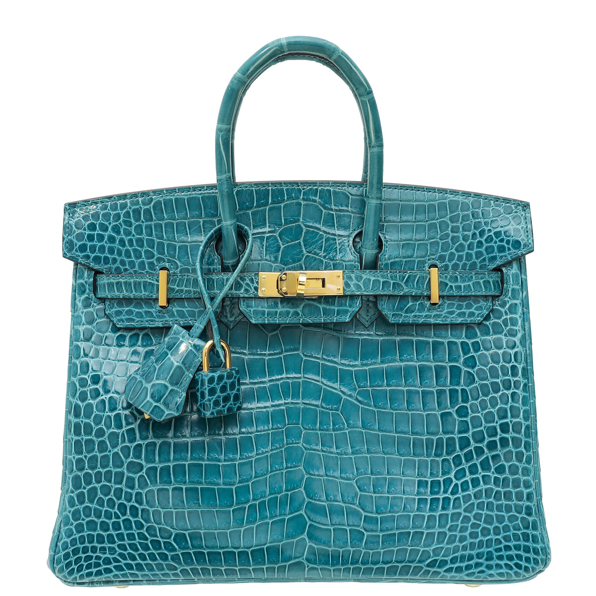 Hermes Colvert Birkin 25 Shiny Porosus Crocodile Bag-Hermes-THE CLOSET