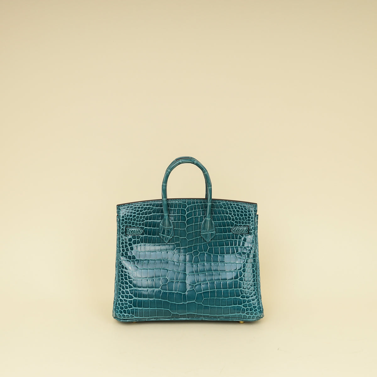 Hermes Colvert Shiny Porosus Crocodile Birkin 25 Bag-Hermes-THE CLOSET