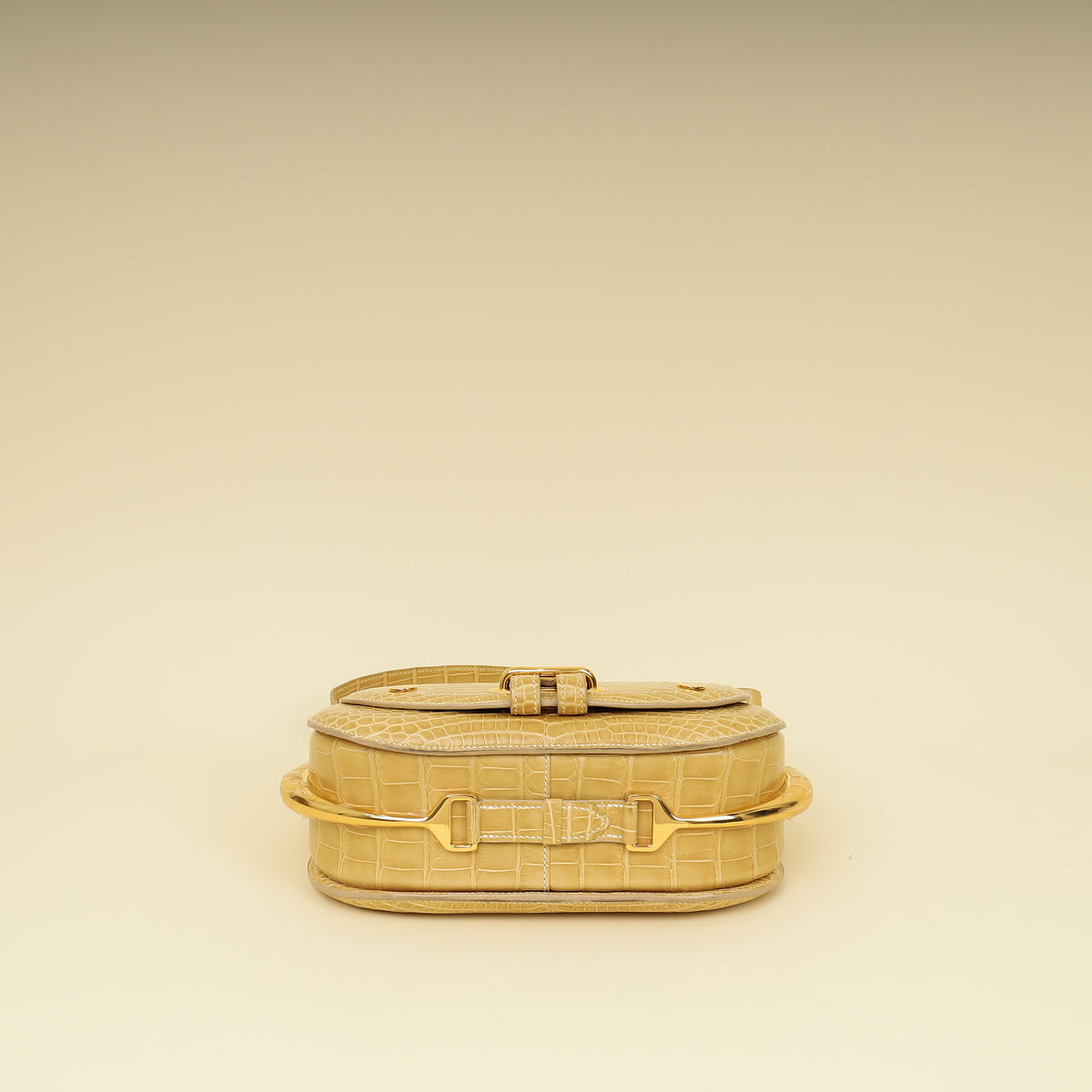 Hermes Jaune Poussin Alligator Passe-Guide Bag-Hermes-THE CLOSET