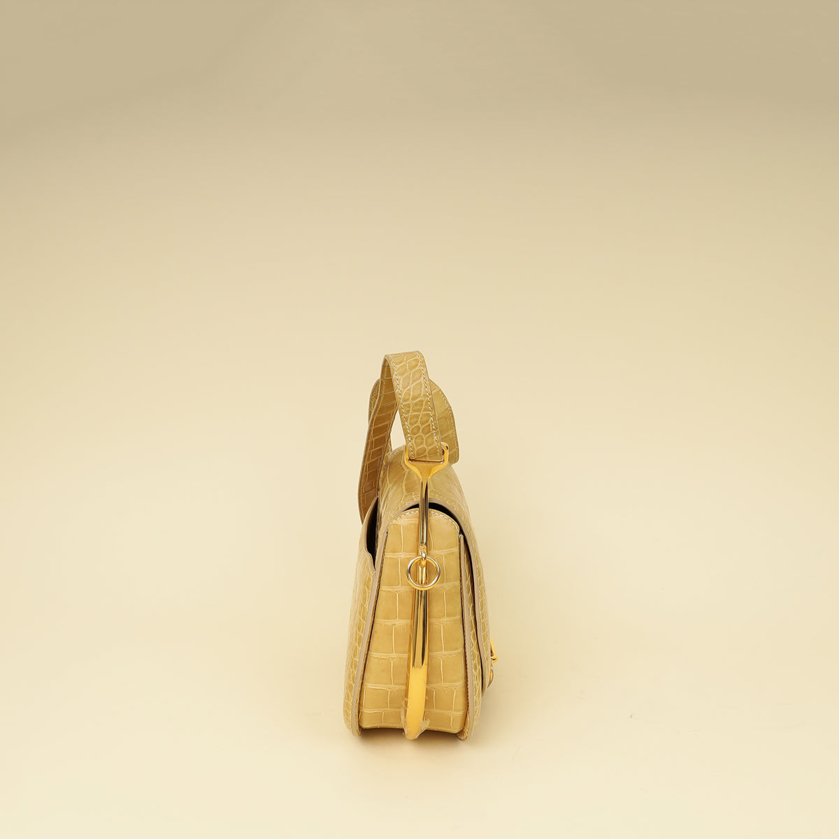 Hermes Jaune Poussin Alligator Passe-Guide Bag-Hermes-THE CLOSET