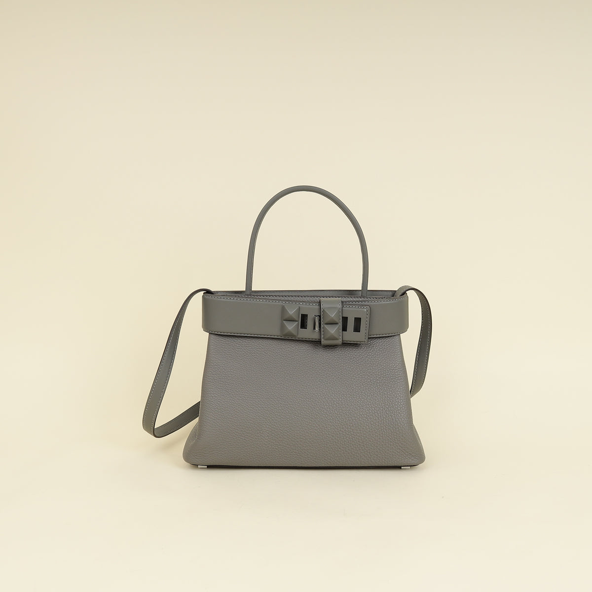 Hermes Gris Meyer Medor Bag-Hermes-THE CLOSET