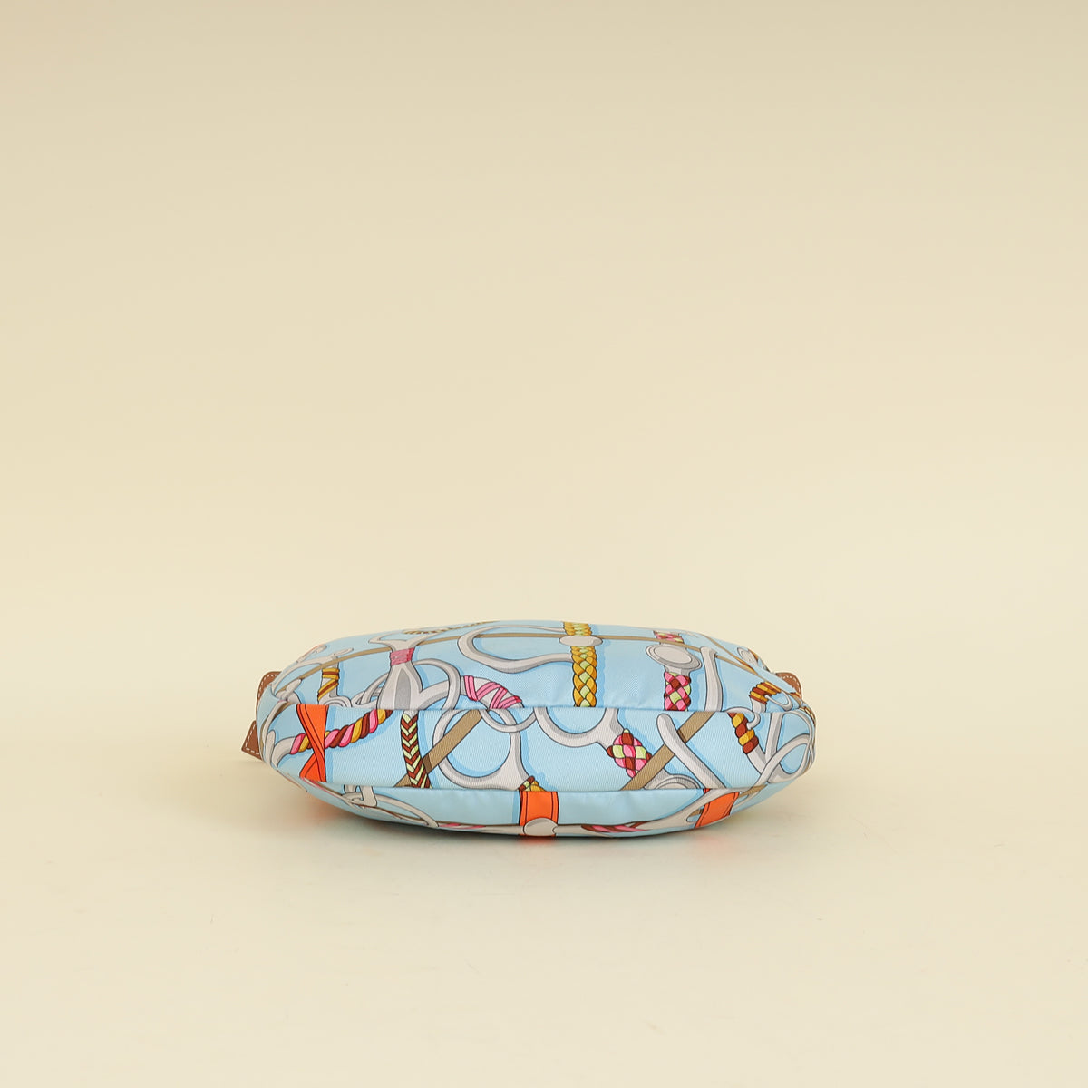 Hermes Tricolor "Panoplie Equestre" Printed Sursoie To Go Pouch