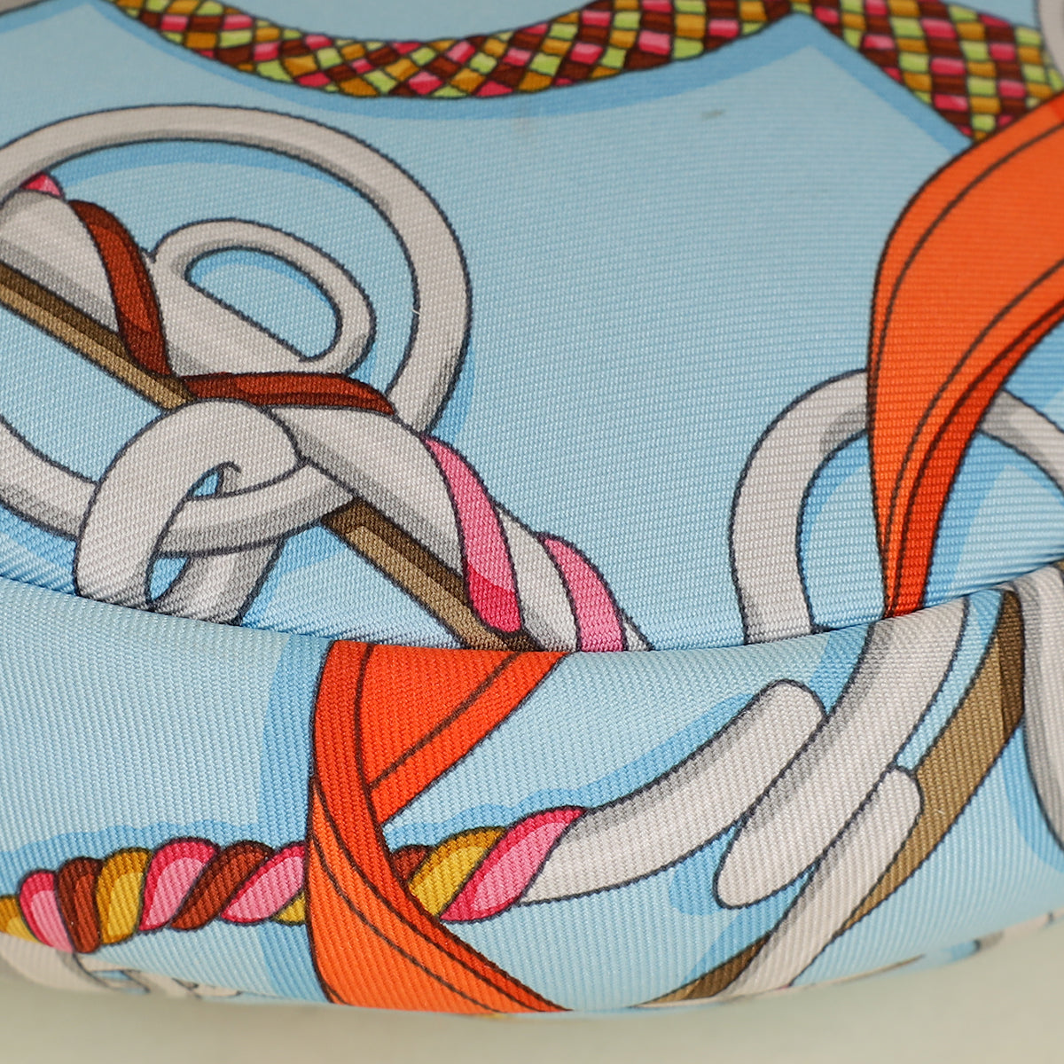 Hermes Tricolor "Panoplie Equestre" Printed Sursoie To Go Pouch