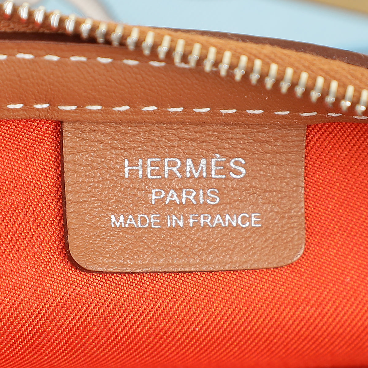 Hermes Tricolor "Panoplie Equestre" Printed Sursoie To Go Pouch