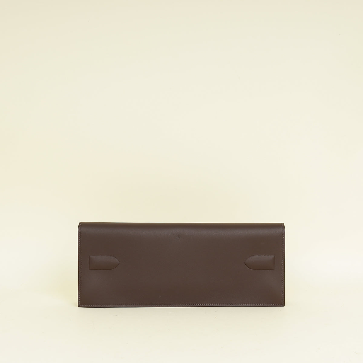 Hermes Rouge Sellier Birkin Shadow Clutch