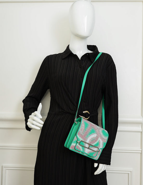 Hermes Multicolor Printed "Circuit 24 Faubourg" Roulis Bag