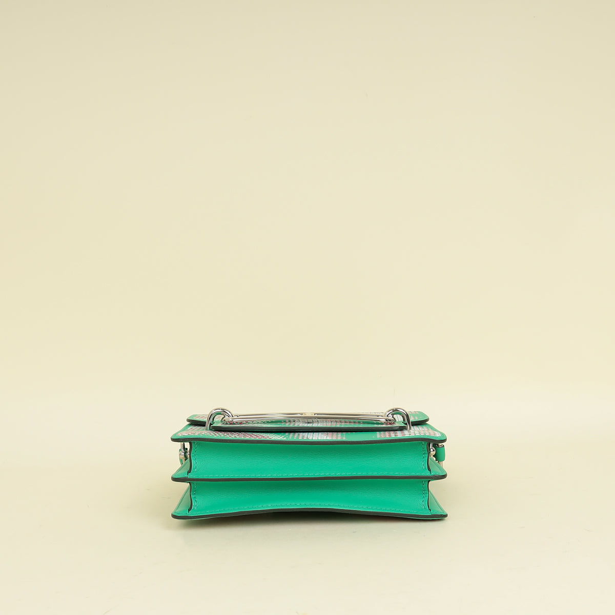 Hermes Multicolor Printed "Circuit 24 Faubourg" Roulis Bag