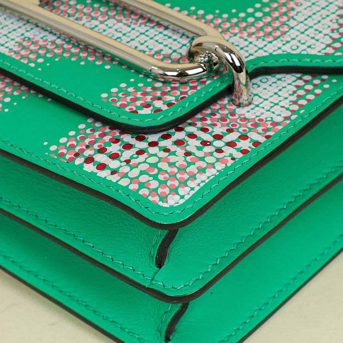 Hermes Multicolor Printed "Circuit 24 Faubourg" Roulis Bag