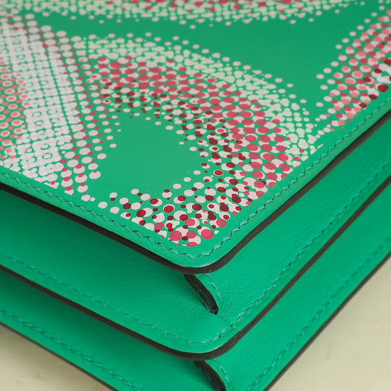 Hermes Multicolor Printed "Circuit 24 Faubourg" Roulis Bag