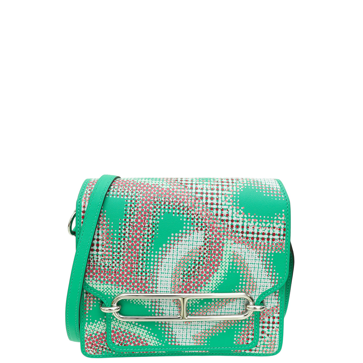 Hermes Multicolor Roulis mini "Circuit 24 Faubourg" Print Swift Bag-Hermes-THE CLOSET