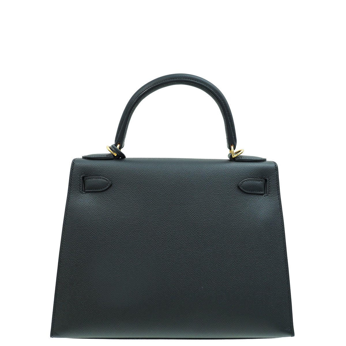 Hermes Noir Kelly 28 Sellier Bag