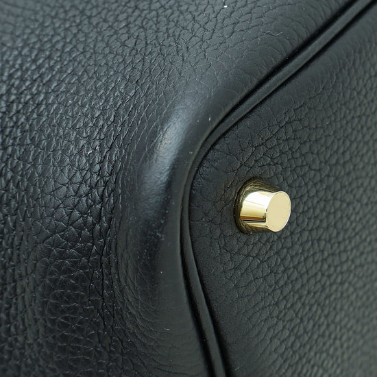 Hermes Noir Picotin Lock 18 Bag