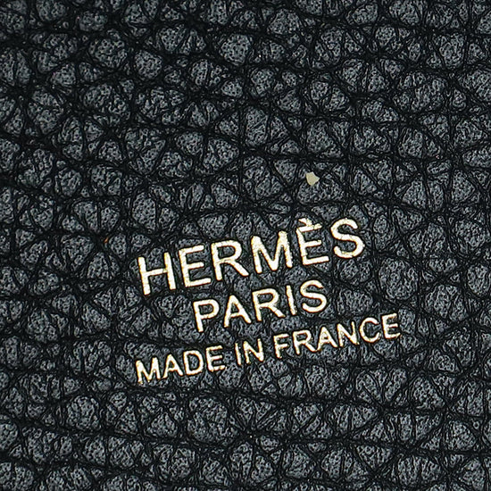 Hermes Noir Picotin Lock 18 Bag