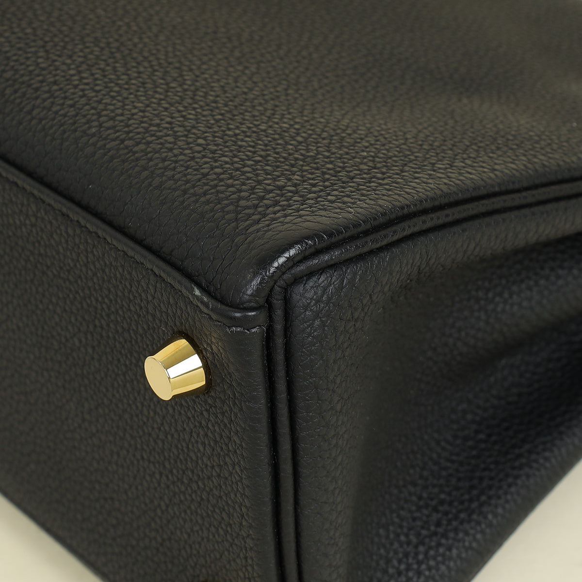 Hermes Noir Retourne Kelly Touch 25 Bag