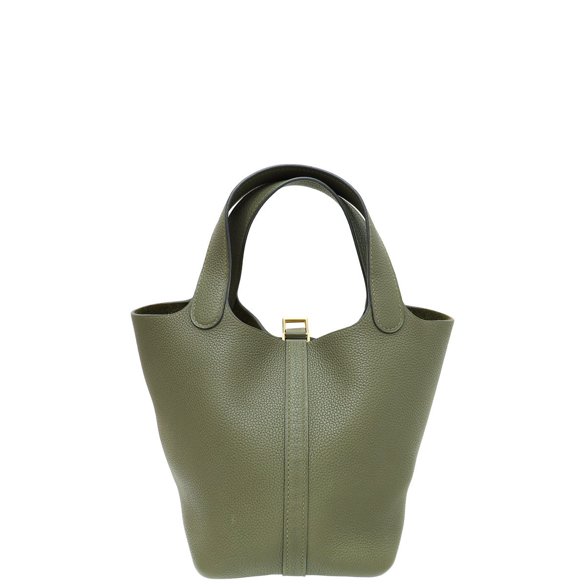 Hermes Vert Olive Picotin Lock 18 Bag-Hermes-THE CLOSET