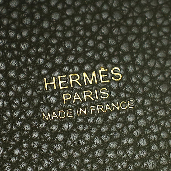 Hermes Vert Olive Picotin Lock 18 Bag