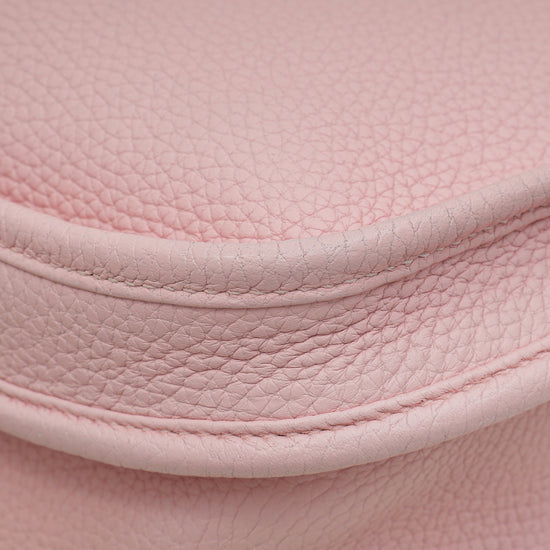 Hermes Rose Sakura Evelyne III GM Bag