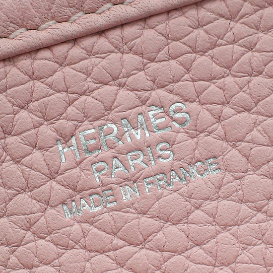 Hermes Rose Sakura Evelyne III GM Bag