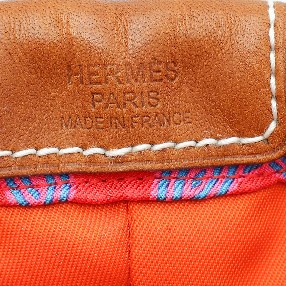 Hermes Bicolor Fourbi 20 "Noeud Marin" Print Pouch
