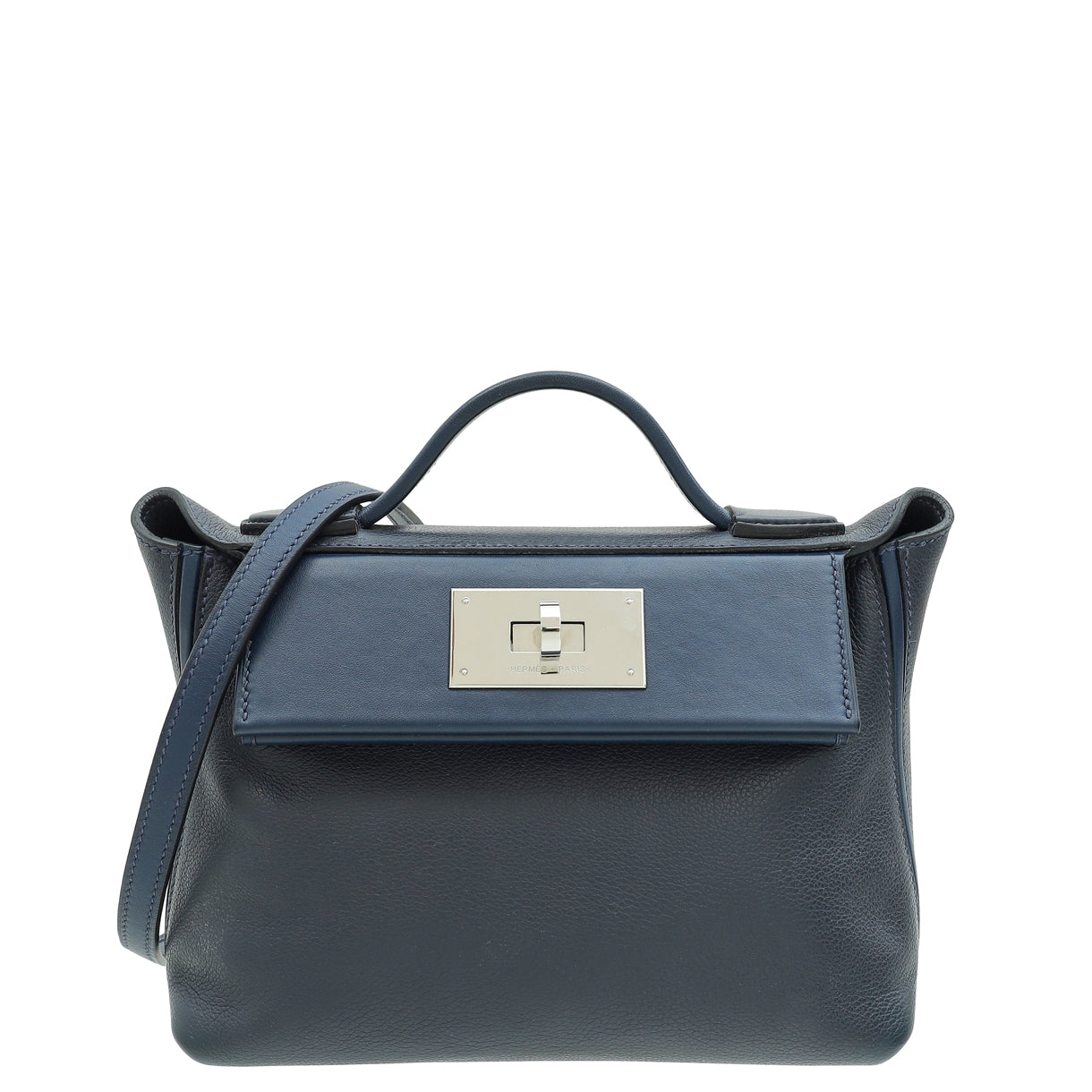 Hermes Bicolor 24/24 21 Mini Evercolor Swift Bag-Hermes-THE CLOSET