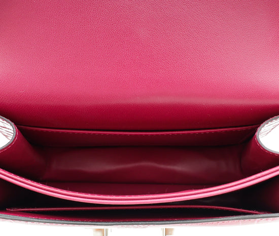 Hermes Rose Pourpre Shiny Alligator Constance 18 Bag-Hermes-THE CLOSET