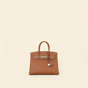 Hermes Gold Retourne Birkin 30 Bag