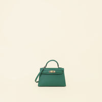 Hermes Vert Jade Mini Kelly Bag