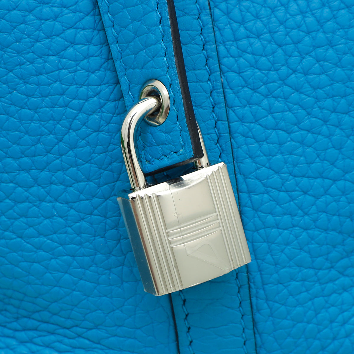 Hermes Bleu Frida Picotin Lock 22 Bag