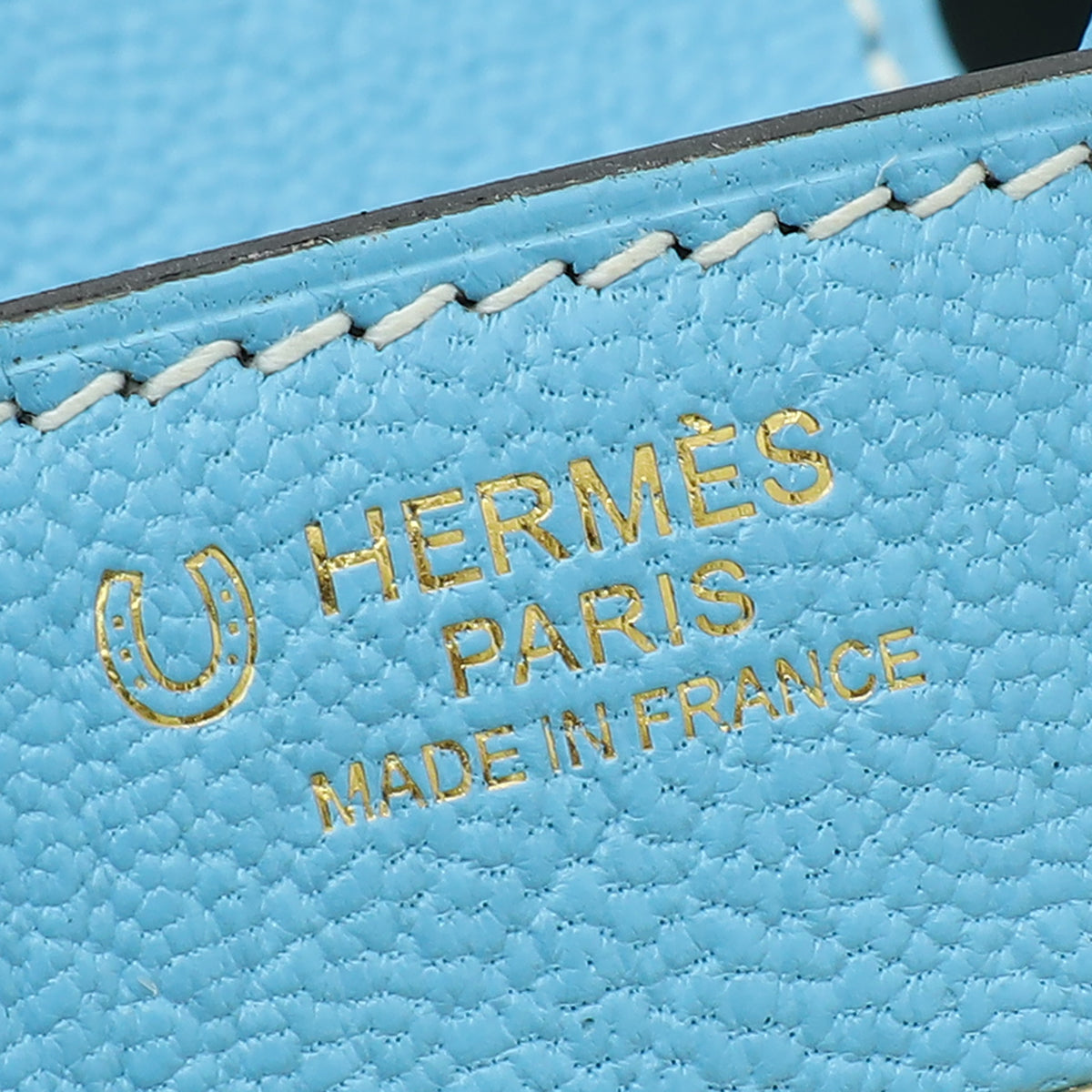 Hermes Bicolor Mysore Chevre Horseshoe Birkin 30 Bag