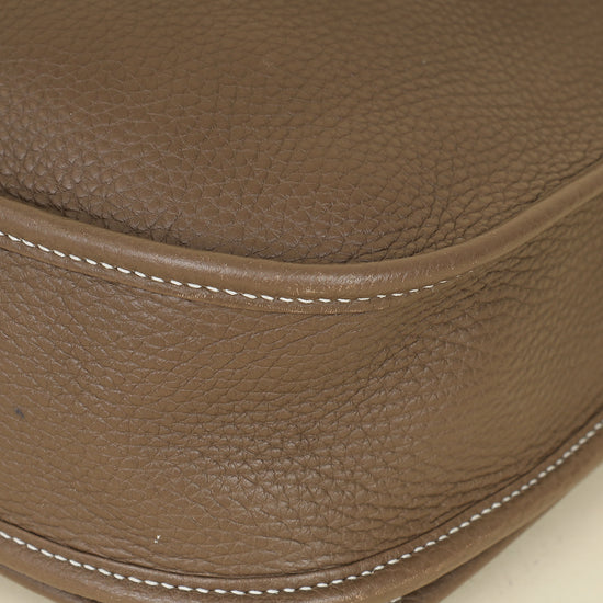 Hermes Etoupe Evelyne III PM Bag