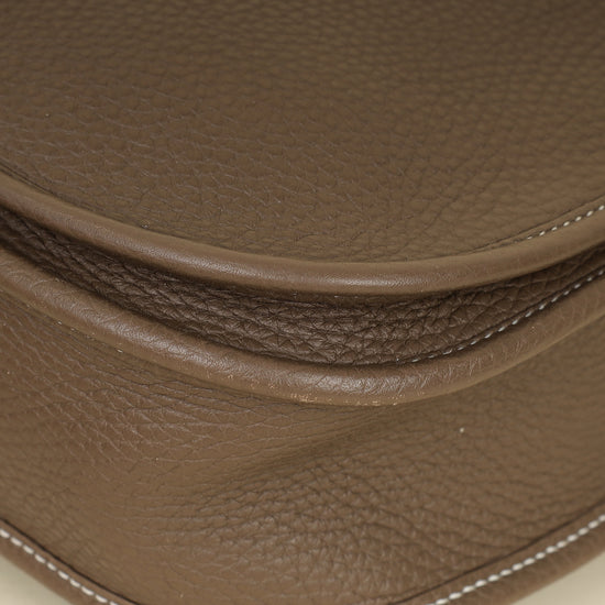 Hermes Etoupe Evelyne III PM Bag