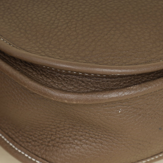 Hermes Etoupe Evelyne III PM Bag