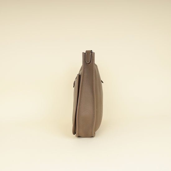 Hermes Etoupe Evelyne III PM Bag
