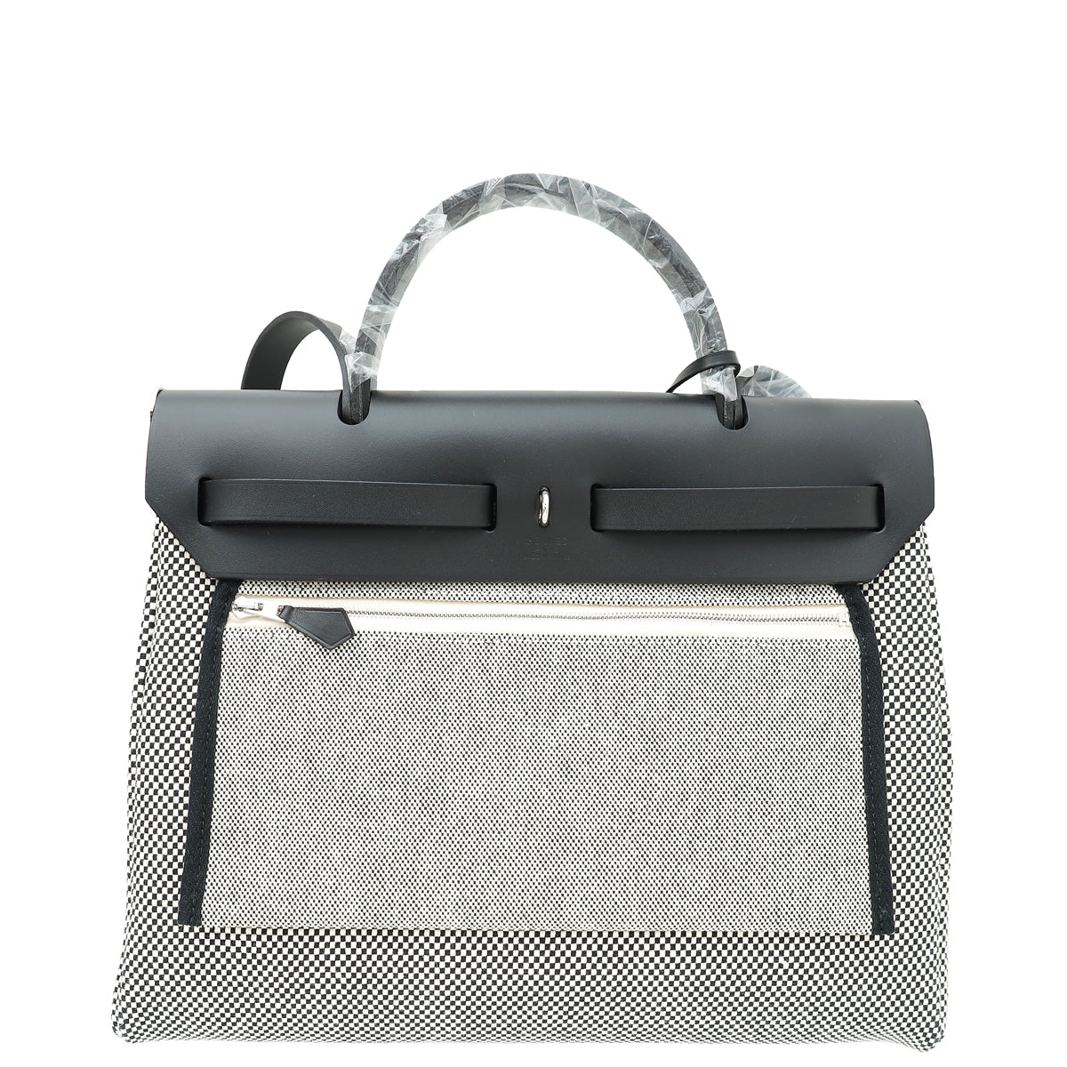 Hermes Bicolor Herbag 31 Criss Viking Quadrille Retourne Bag-Hermes-THE CLOSET