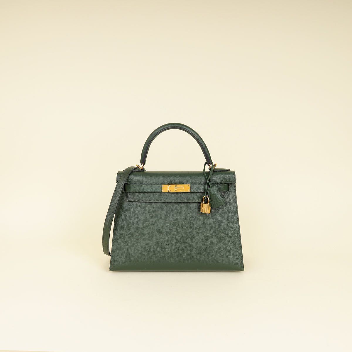 Hermes Vert Anglais Sellier Kelly 28 Bag-Hermes-THE CLOSET