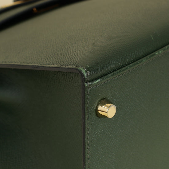 Hermes Vert Anglais Sellier Kelly 28 Bag-Hermes-THE CLOSET
