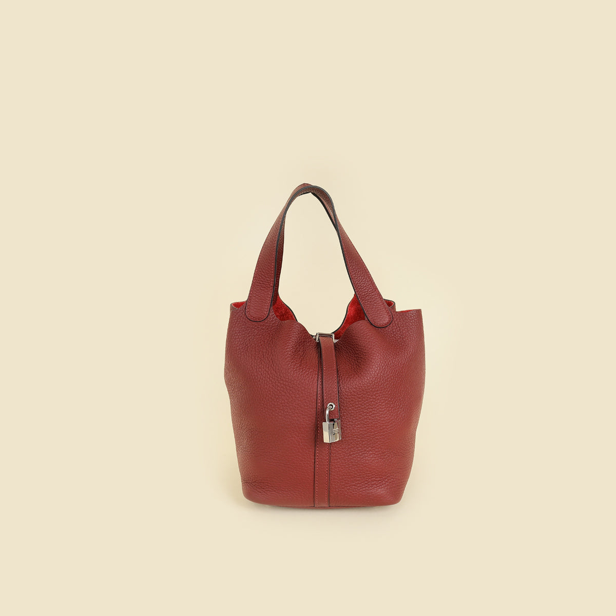 Hermes Rouge H Picotin Lock 22 Bag-Hermes-THE CLOSET