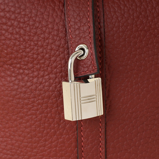 Hermes Rouge H Picotin Lock 22 Bag-Hermes-THE CLOSET