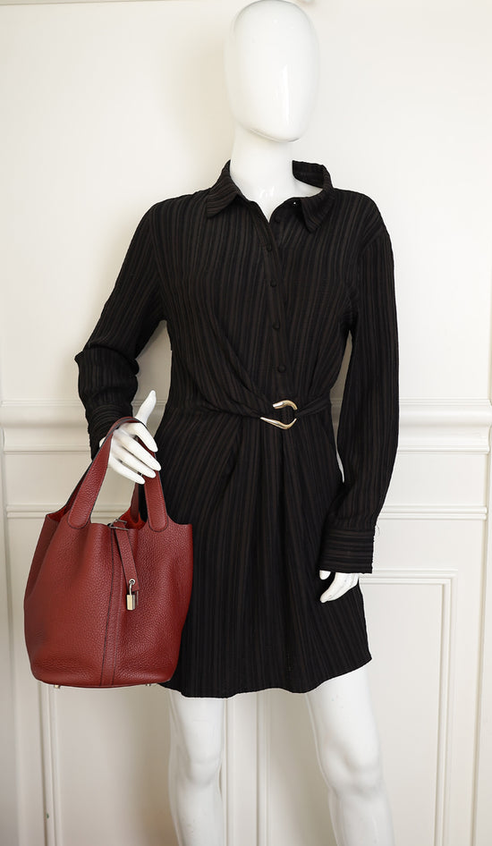 Hermes Rouge H Picotin Lock 22 Bag-Hermes-THE CLOSET