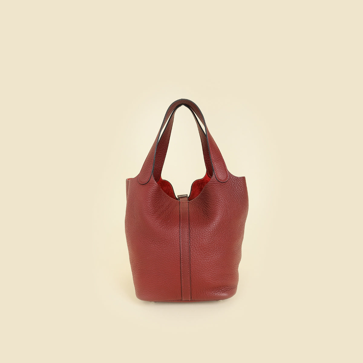 Hermes Rouge H Picotin Lock 22 Bag-Hermes-THE CLOSET