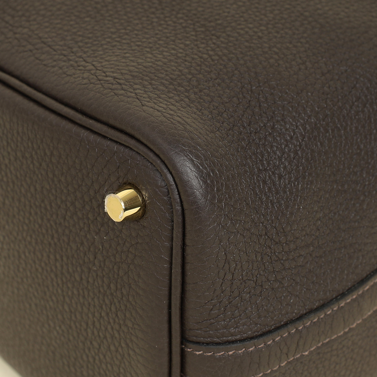 Hermes Chocolate Picotin Lock 18 Bag