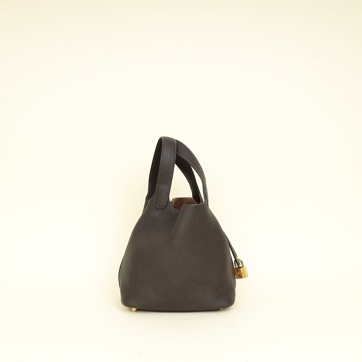 Hermes Chocolate Picotin Lock 18 Bag