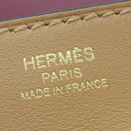 Hermes Bicolor Lindy 26 Verso Bag