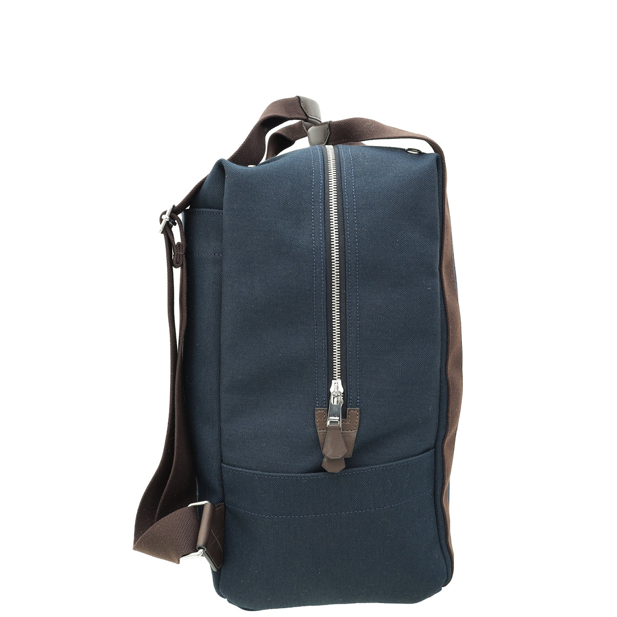 Hermes Bicolor Toile Groom School Backpack Bag