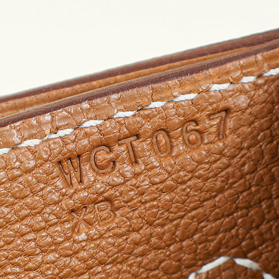 Hermes Naturel Kelly Depeches 25 Pouch