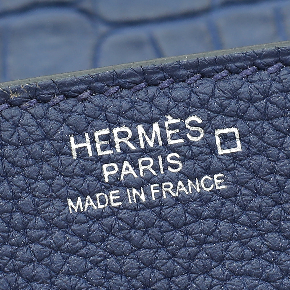 Hermes Bleu Saphir Birkin Touch 30 Bag