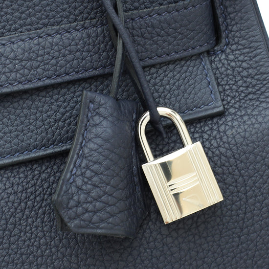 Hermes Bleu Nuit Retourne Kelly 28 Bag