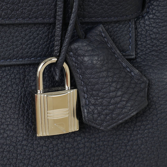 Hermes Bleu Nuit Retourne Kelly 28 Bag